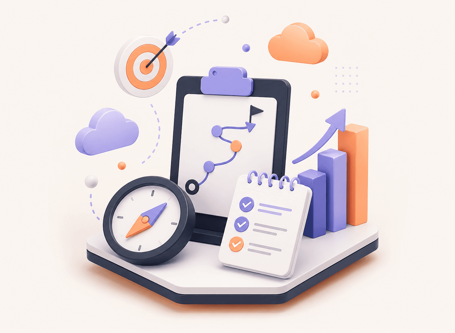 Illustration of the strategy phase of the web development process