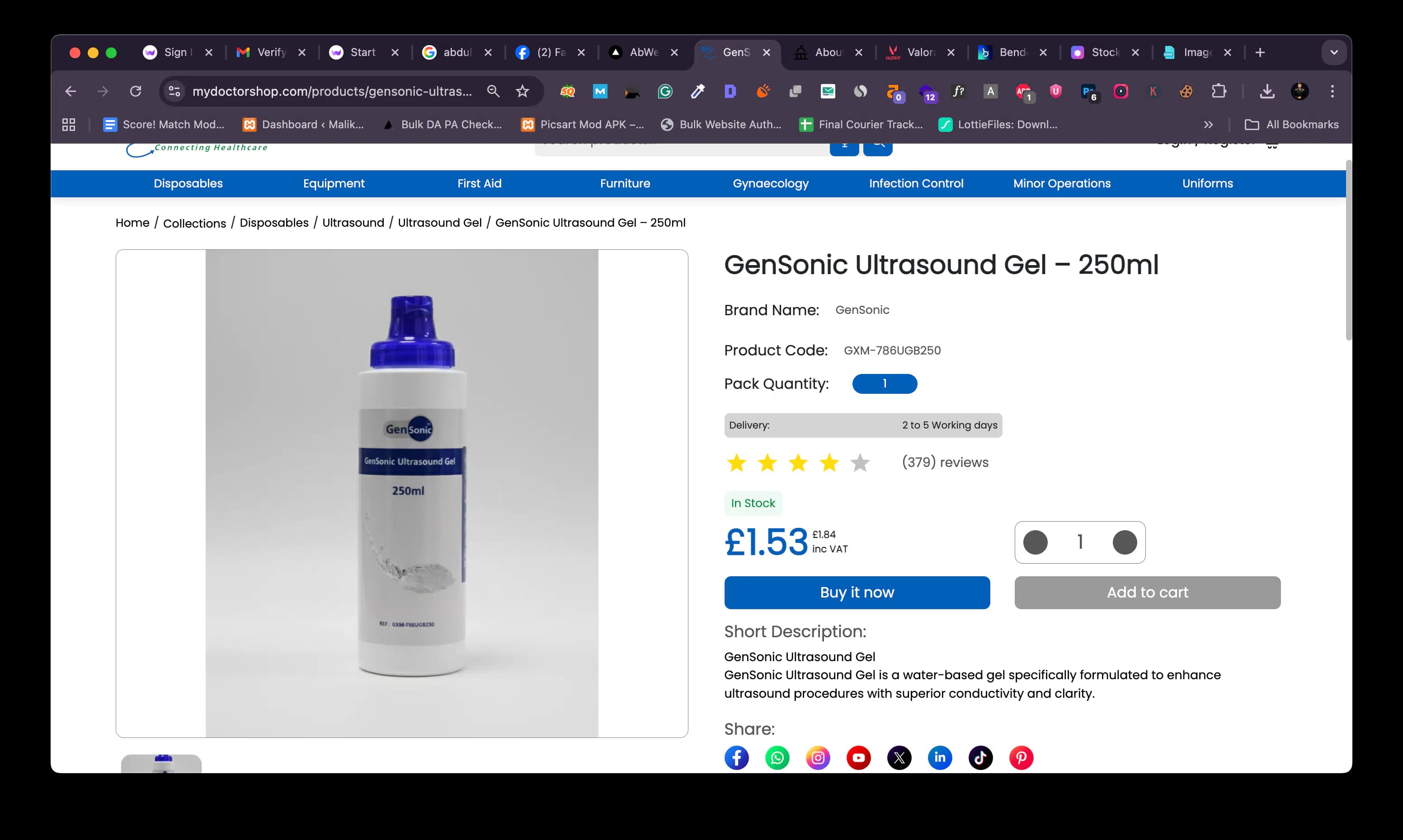 My Doctor Shop — Healthcare E-commerce web project built by Mudassar Zafar
